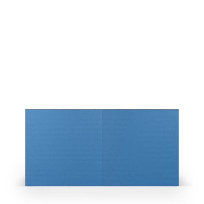 cartes pliantes (carré) Bleu (Bleu dur) 157 x 157 mm
