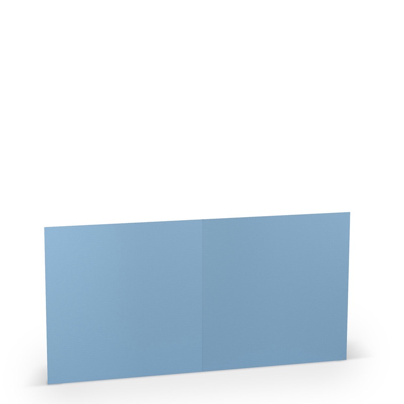 cartes pliantes (carré) colorées bleu (bleu foncé) 157 x 157 mm | 220 g/qm côtelé (paperado) | sans fenêtre | pas de fermeture | pas de rabat | 50 pièces