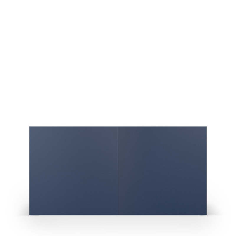 cartes pliantes (carré) Bleu (Blue-jeans) 157 x 157 mm