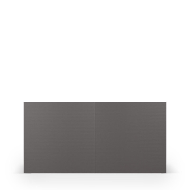 cartes pliantes (carré) Gris (Ardoise) 157 x 157 mm