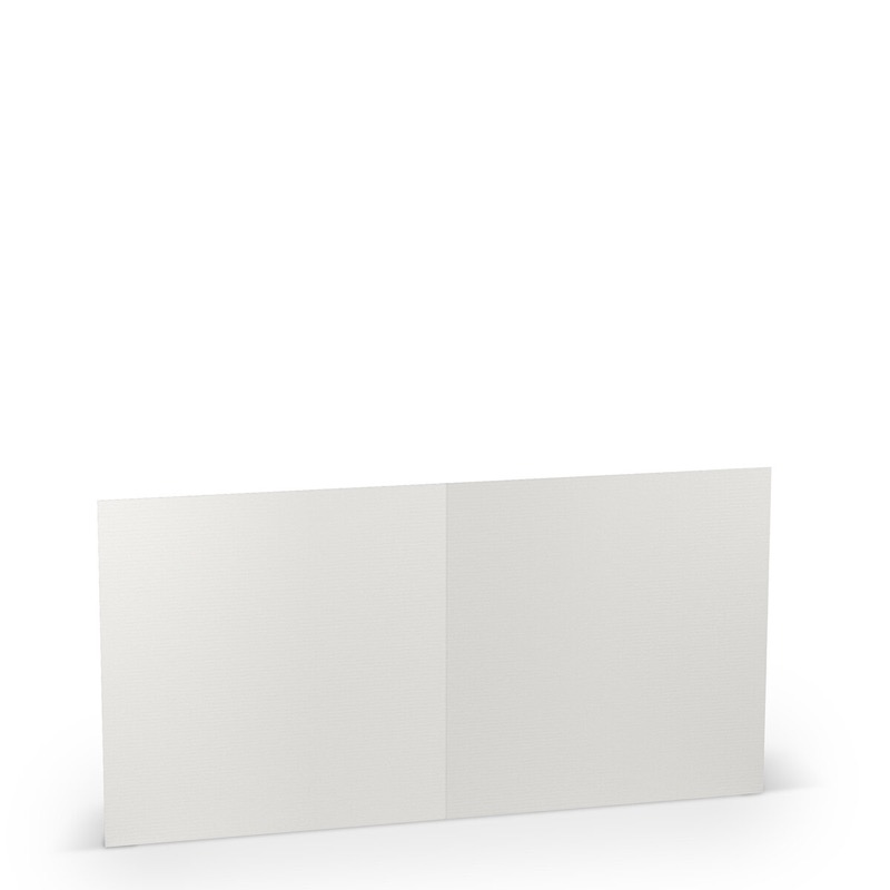 cartes pliantes (carré) colorées gris (gris glacé) 157 x 157 mm | 220 g/qm côtelé (paperado) | sans fenêtre | pas de fermeture | pas de rabat | 50 pièces