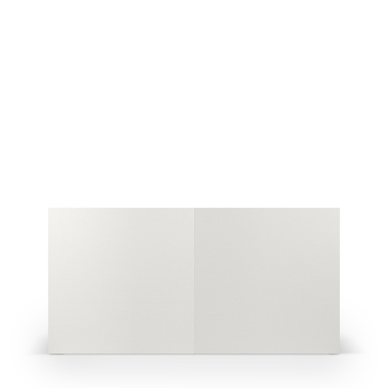 cartes pliantes (carré) Gris (Gris glacé) 157 x 157 mm