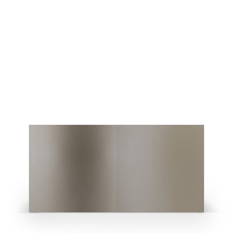 cartes pliantes (carré) Gris (Gris taupe) 157 x 157 mm