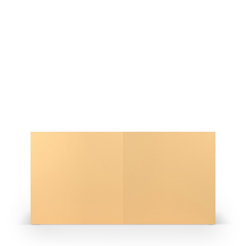 cartes pliantes (carré) Jaune (Jaune melon) 157 x 157 mm