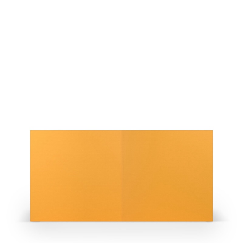 cartes pliantes (carré) Jaune (Ocre jaune) 157 x 157 mm