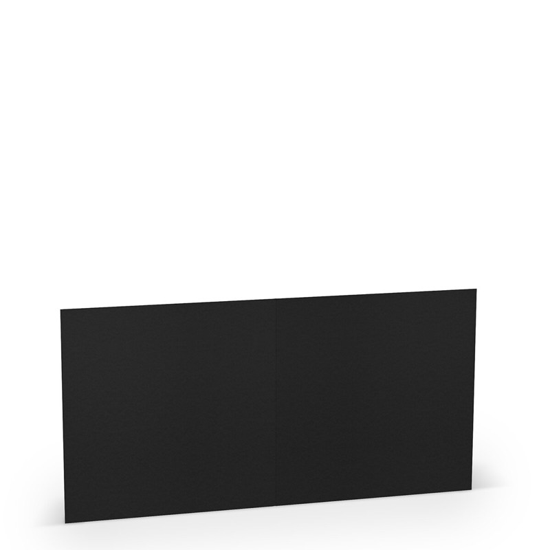cartes pliantes (carré) colorées noir 157 x 157 mm | 220 g/qm mat (paperado) | sans fenêtre | pas de fermeture | pas de rabat | 50 pièces