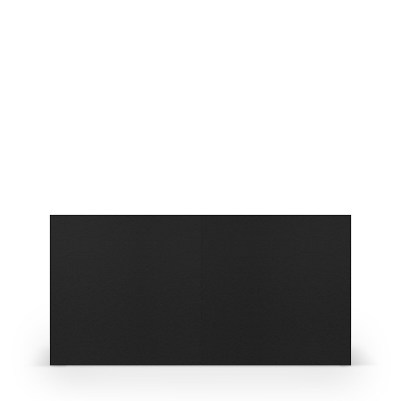 cartes pliantes (carré) Noir 157 x 157 mm