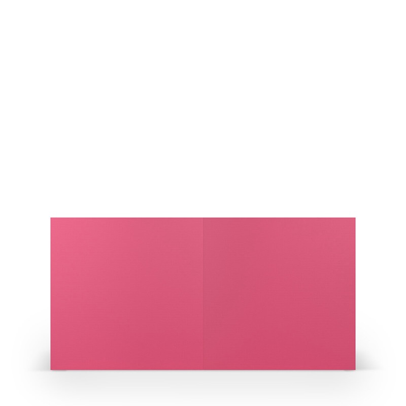 cartes pliantes (carré) Rose (Rose fuchsia) 157 x 157 mm