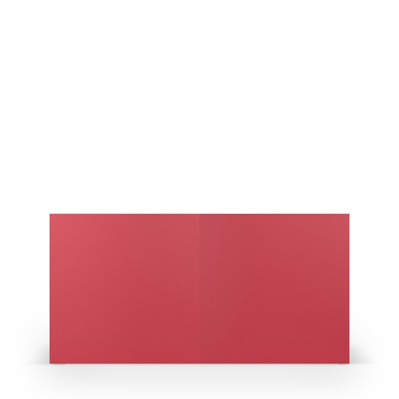 cartes pliantes (carré) Rouge 157 x 157 mm