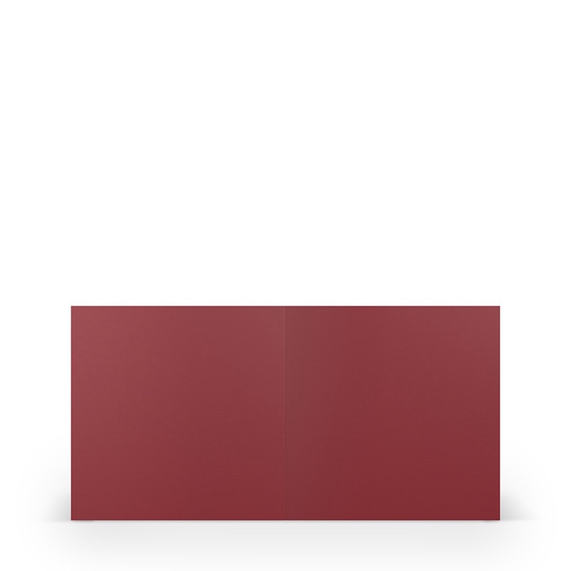 cartes pliantes (carré) Rouge (Rosso) 157 x 157 mm