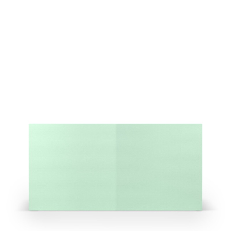 cartes pliantes (carré) Vert (Menthe) 157 x 157 mm