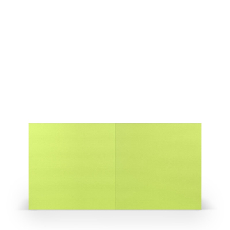 cartes pliantes (carré) Vert (Vert de mai) 157 x 157 mm
