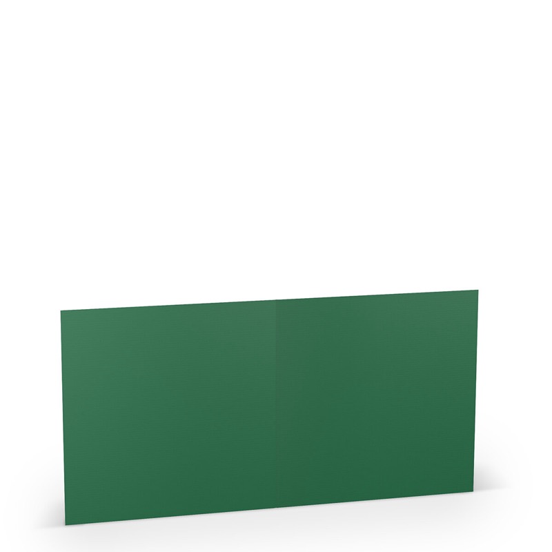 cartes pliantes (carré) colorées vert (vert sapin) 157 x 157 mm | 220 g/qm côtelé (paperado) | sans fenêtre | pas de fermeture | pas de rabat | 50 pièces