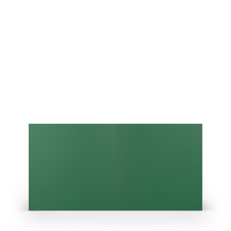 cartes pliantes (carré) Vert (Vert sapin) 157 x 157 mm