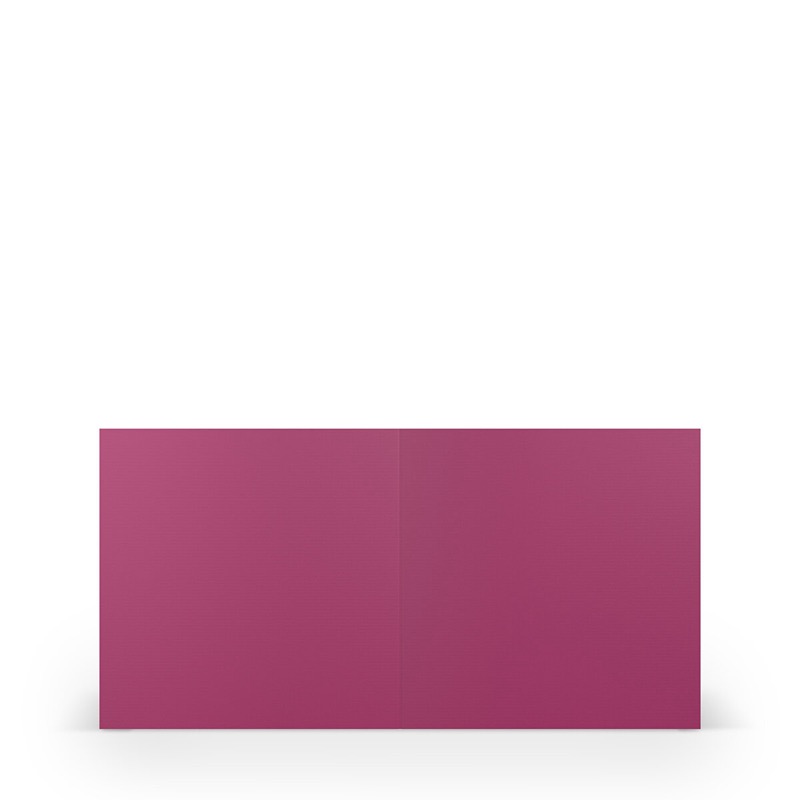 cartes pliantes (carré) Violet (Amarena) 157 x 157 mm