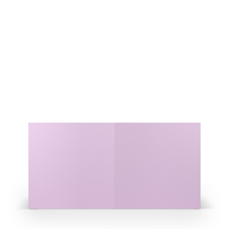 cartes pliantes (carré) Violet (Orchidée lilas) 157 x 157 mm