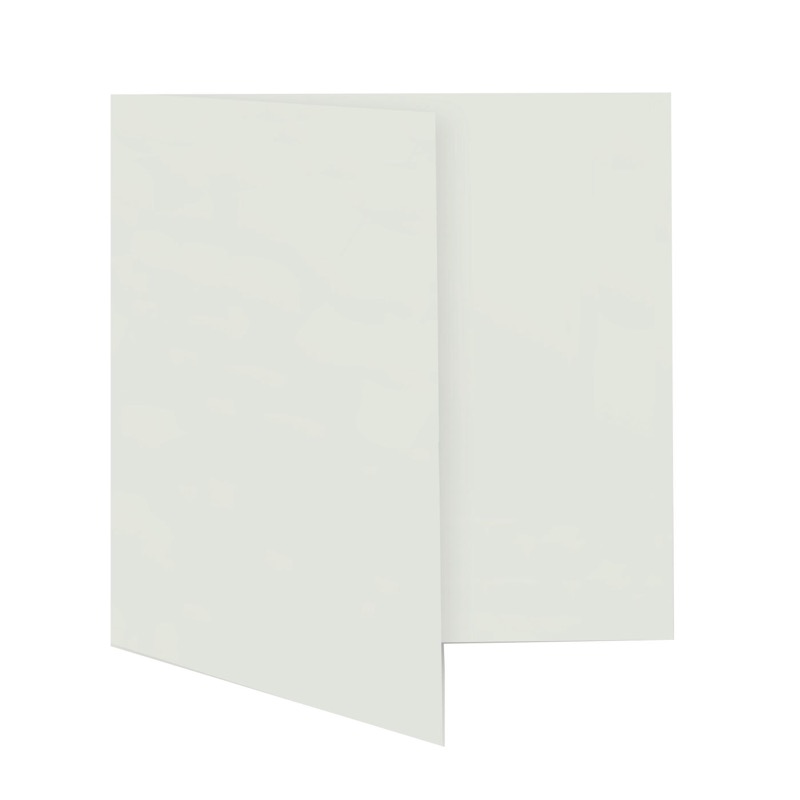 cartes pliantes blanc (blanc naturel biotope) 180 x 180 mm | 230 g/qm offset | sans fenêtre | pas de fermeture | pas de rabat | 50 pièces
