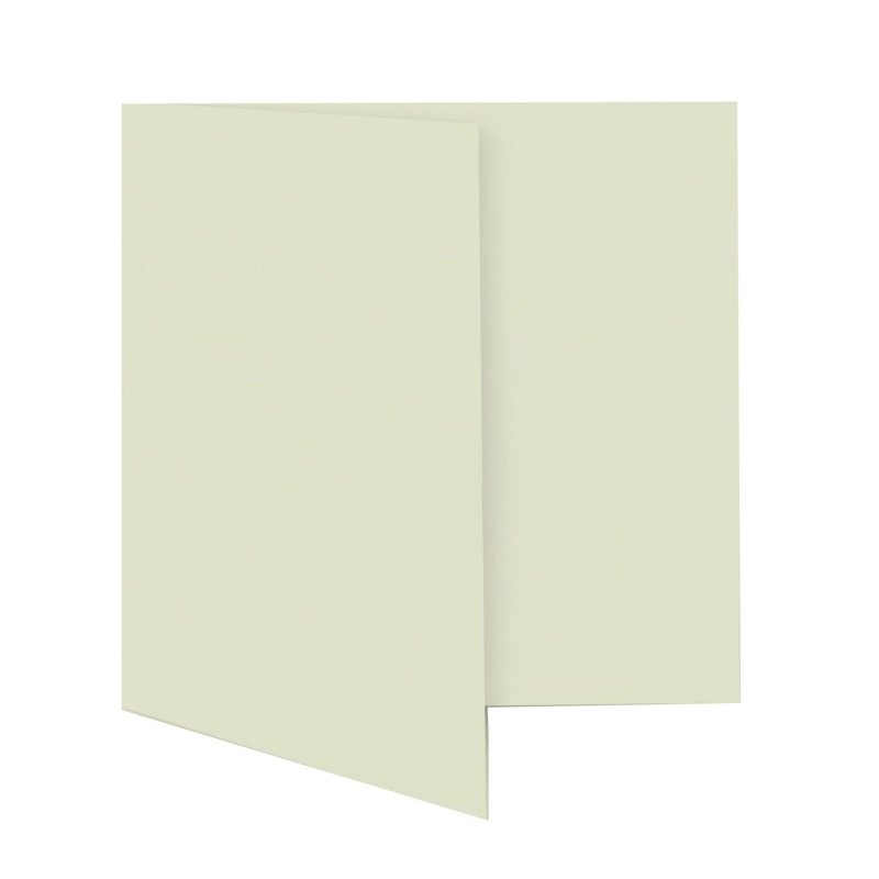 cartes pliantes colorées crème (champagne) 180 x 180 mm | 230 g/qm offset | sans fenêtre | pas de fermeture | pas de rabat | 50 pièces