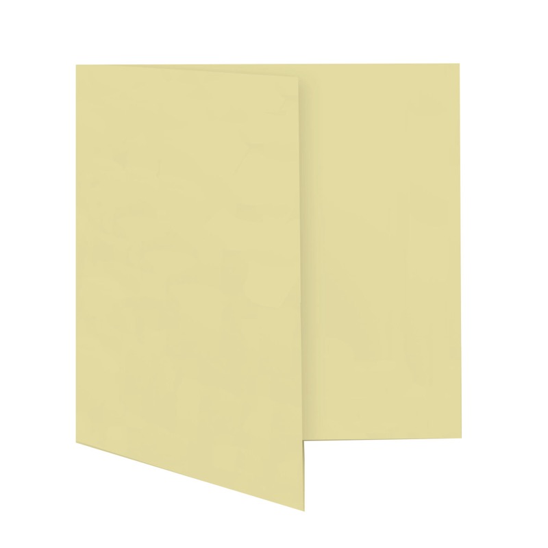 cartes pliantes colorées crème (grain) 180 x 180 mm | 230 g/qm offset | sans fenêtre | pas de fermeture | pas de rabat | 50 pièces