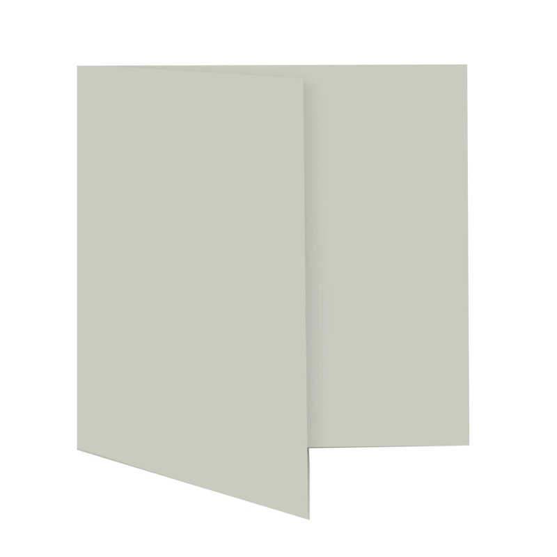 cartes pliantes colorées gris (gris dauphin) 180 x 180 mm | 230 g/qm offset | sans fenêtre | pas de fermeture | pas de rabat | 50 pièces
