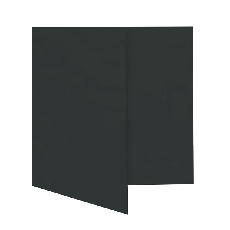 cartes pliantes colorées noir 180 x 180 mm | 230 g/qm offset | sans fenêtre | pas de fermeture | pas de rabat | 50 pièces
