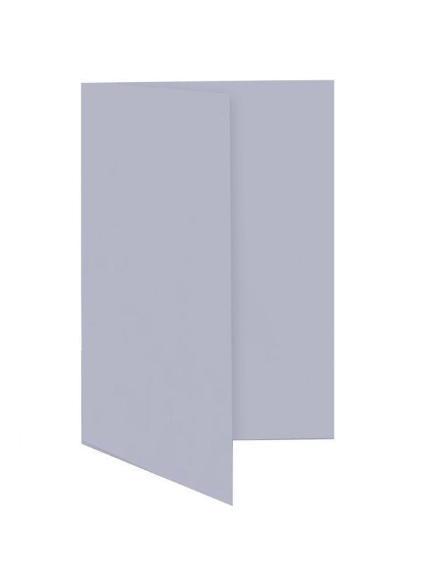 cartes pliantes colorées violet (lavande) 55 x 95 mm | 230 g/qm offset | sans fenêtre | pas de fermeture | pas de rabat | 50 pièces