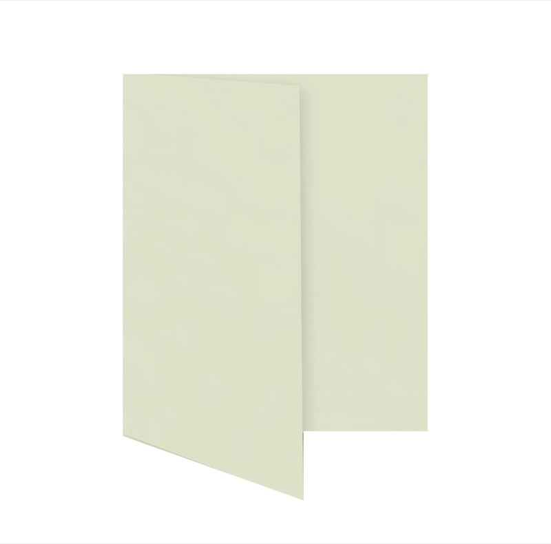 cartes pliantes colorées crème (champagne) 70 x 105 mm (din a7) | 230 g/qm offset | sans fenêtre | pas de fermeture | pas de rabat | 50 pièces