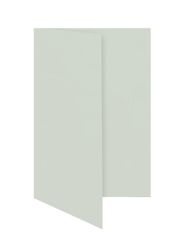 cartes pliantes colorées gris (flanelle) 80 x 130 mm | 230 g/qm offset | sans fenêtre | pas de fermeture | pas de rabat | 50 pièces