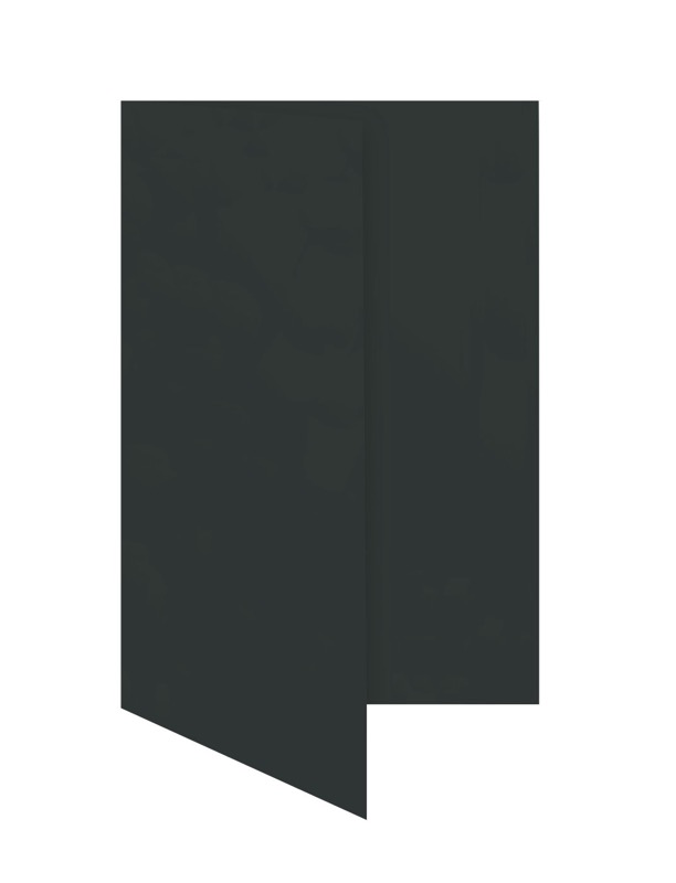 cartes pliantes colorées noir 80 x 130 mm | 230 g/qm offset | sans fenêtre | pas de fermeture | pas de rabat | 50 pièces