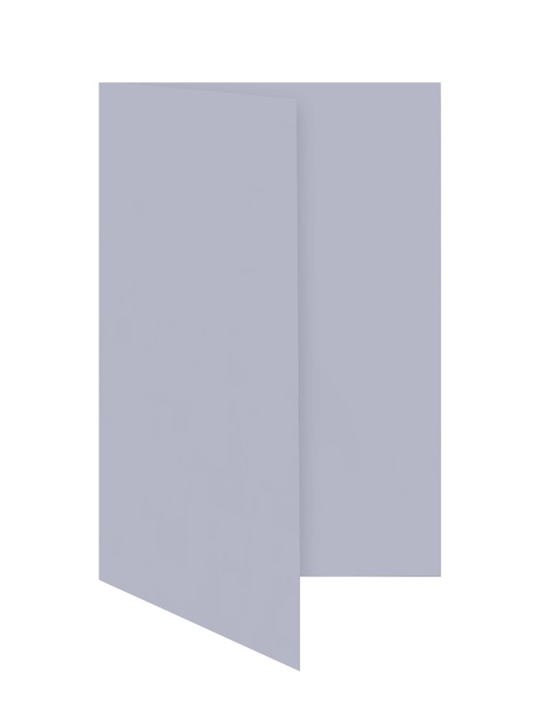 cartes pliantes colorées violet (lavande) 80 x 130 mm | 230 g/qm offset | sans fenêtre | pas de fermeture | pas de rabat | 50 pièces