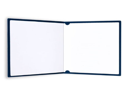 Cartes de Noël Noël colorées Bleu () 135 x 135 mm