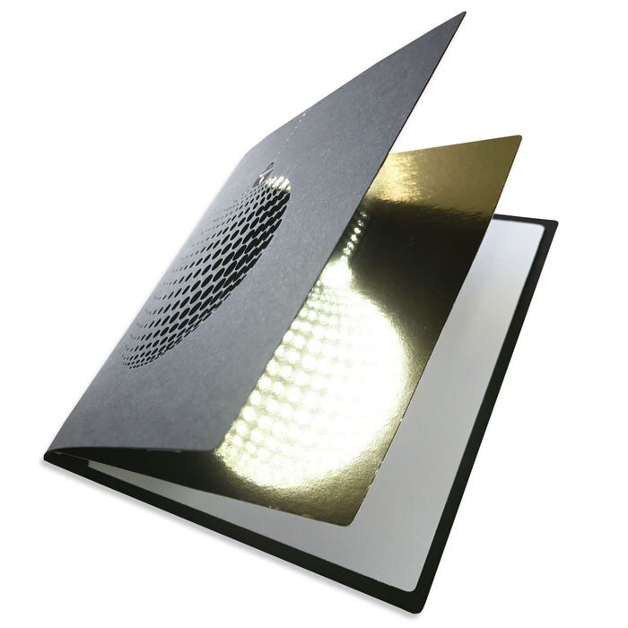Cartes de Noël Noël colorées Noir () 135 x 135 mm