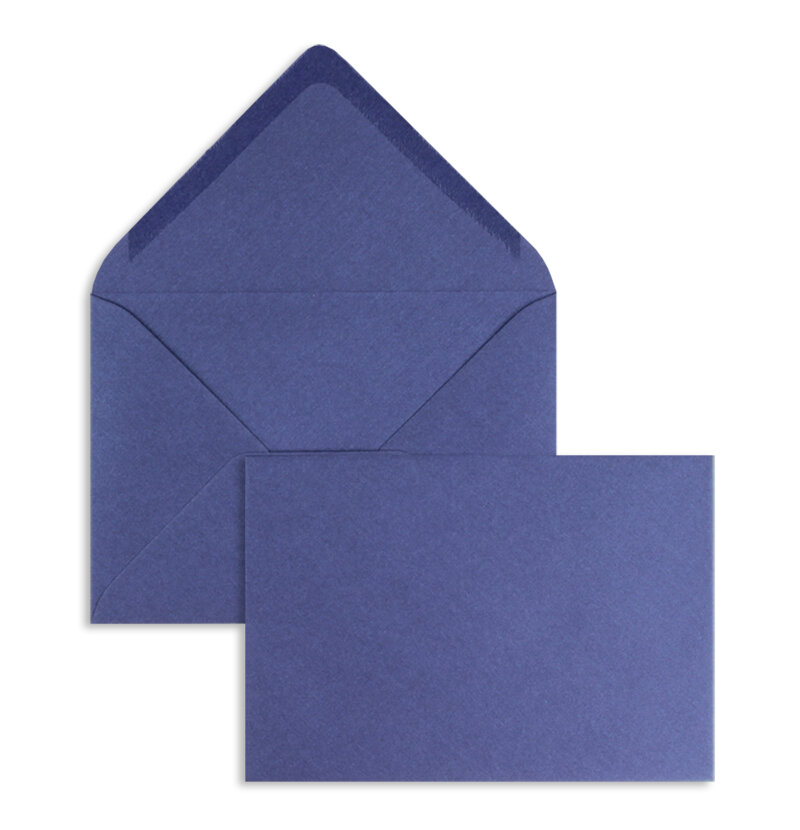 enveloppes colorées bleu (orient glamoureux) 110 x 156 mm (din c6) | 120 g/m² brillant | sans fenêtre | fermeture gommée | rabat pointu | 100 pièces