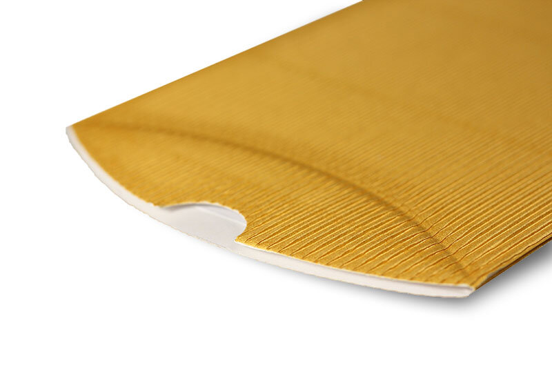 Boîtes cadeau oreiller Doré 110 x 220 x 30 mm