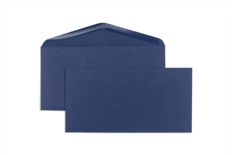 enveloppes colorées bleu (bleu nocturne) 110 x 220 mm (dl) | 120 g/qm offset | sans fenêtre | fermeture gommée | rabat pointu | 100 pièces
