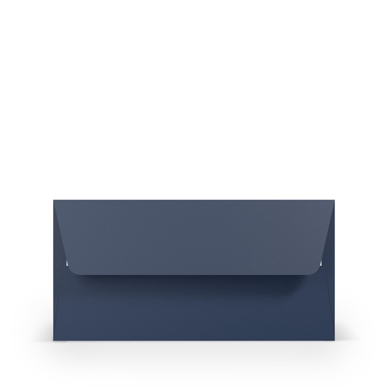 enveloppes colorées bleu (blue-jeans) 110 x 220 mm (dl) | 100 g/m² côtelé (paperado) | sans fenêtre | fermeture adhésive | rabat droit | 100 pièces
