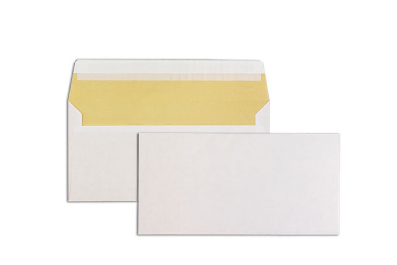 enveloppes colorées crème 110 x 220 mm (dl) | 90 g/m² biotop 3 | sans fenêtre | fermeture adhésive | rabat droit | 100 pièces