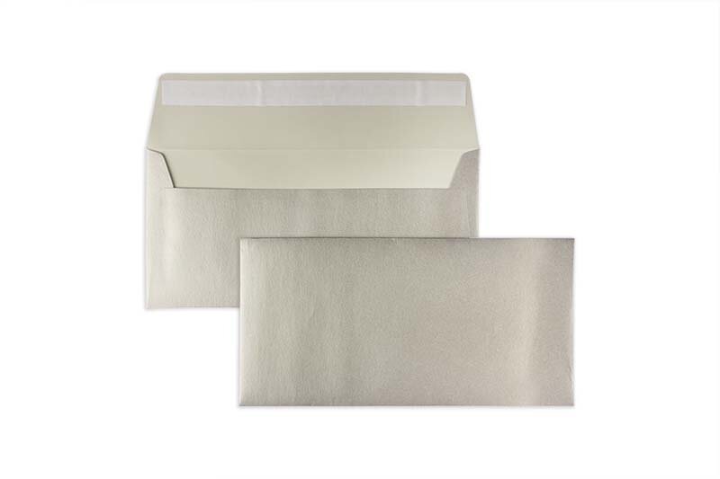 enveloppes colorées doré (vanity pearl) 110 x 220 mm (dl) | 130 g/m² boutique so... silk | sans fenêtre | fermeture adhésive | rabat droit | 100 pièces