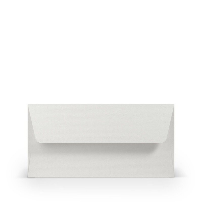 enveloppes colorées gris (gris glacé) 110 x 220 mm (dl) | 100 g/m² côtelé (paperado) | sans fenêtre | fermeture adhésive | rabat droit | 100 pièces