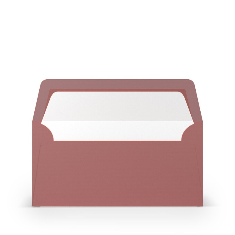 enveloppes colorées rose (hortensia) 110 x 220 mm (dl) | 100 g/qm côtelé (paperado) | sans fenêtre | fermeture gommée | rabat droit | 100 pièces