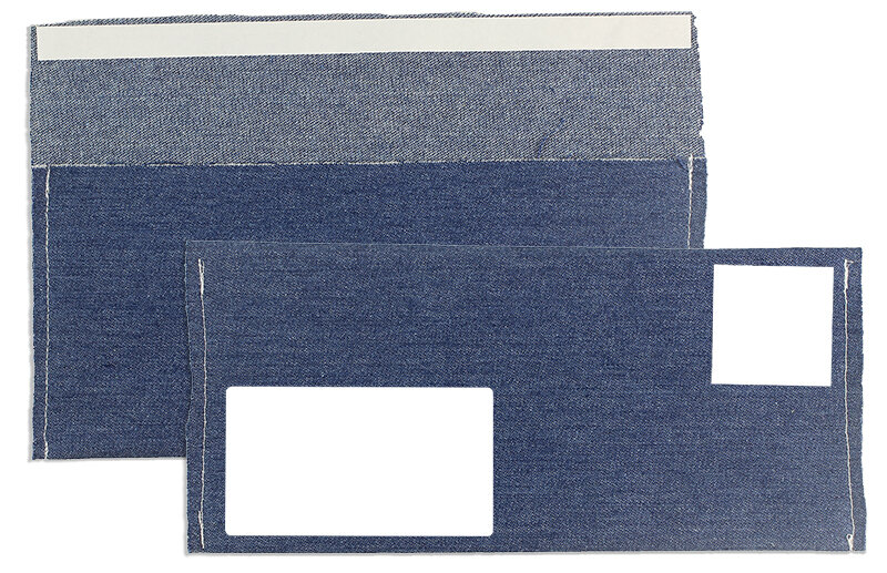 Enveloppes textiles Multicolore 110 x 220 mm