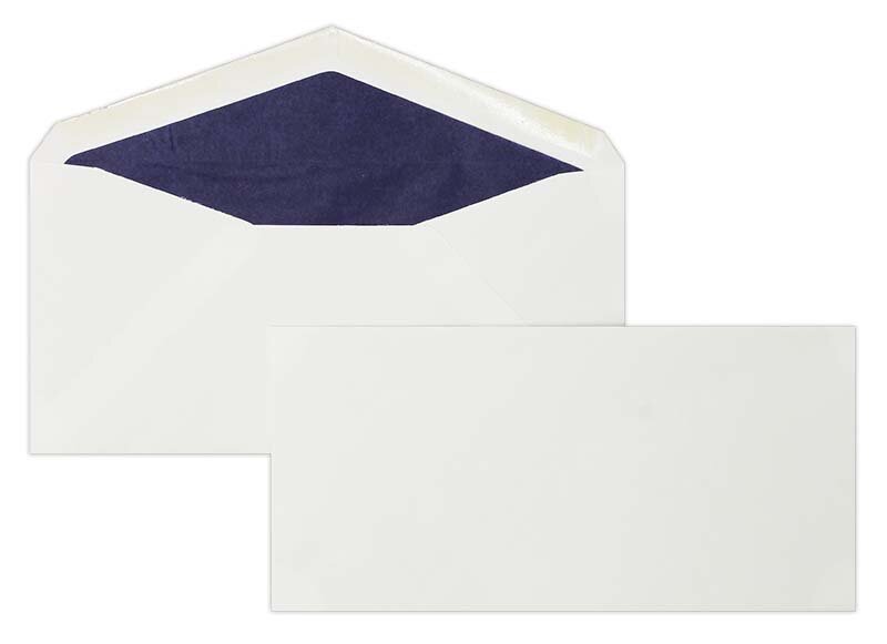 enveloppes blanc 110 x 225 mm (dl) | 135 g/m² velin | sans fenêtre | fermeture gommée | rabat pointu | 100 pièces