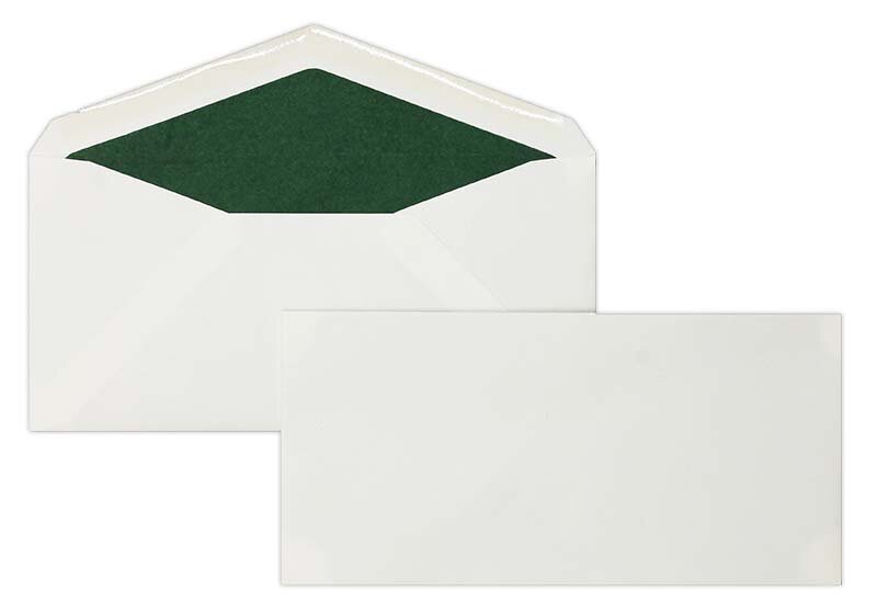 enveloppes blanc 110 x 225 mm (dl) | 135 g/m² velin | sans fenêtre | fermeture gommée | rabat pointu | 100 pièces