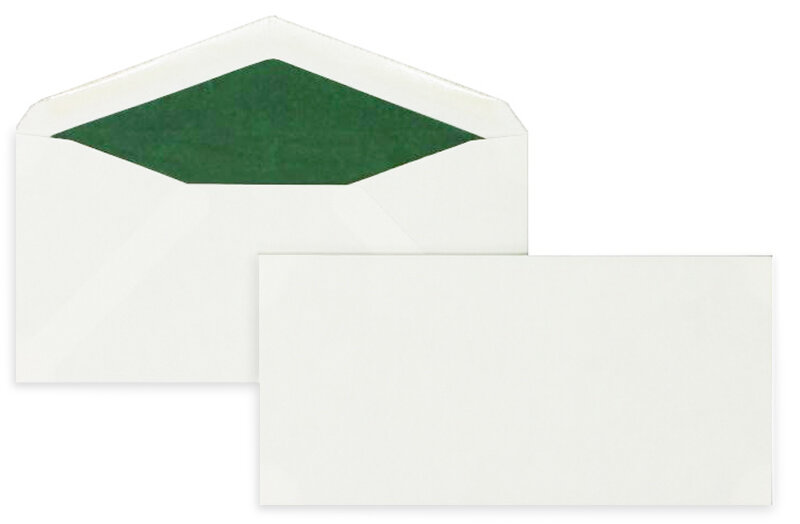Enveloppes Blanc (Blanc naturel) 110 x 225 mm