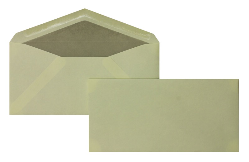 enveloppes colorées crème 110 x 225 mm (dl) | 120 g/m² velin | sans fenêtre | fermeture gommée | rabat pointu | 100 pièces