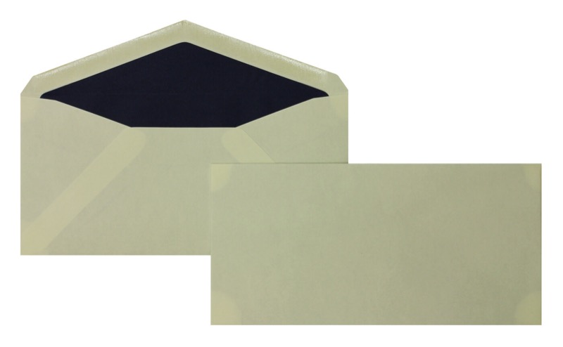 enveloppes colorées crème 110 x 225 mm (dl) | 120 g/m² velin | sans fenêtre | fermeture gommée | rabat pointu | 100 pièces