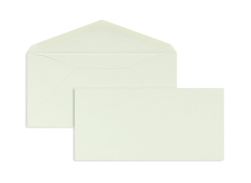 enveloppes colorées gris (gris clair) 110 x 225 mm (dl) | 120 g/m² velin | sans fenêtre | fermeture gommée | rabat pointu | 100 pièces