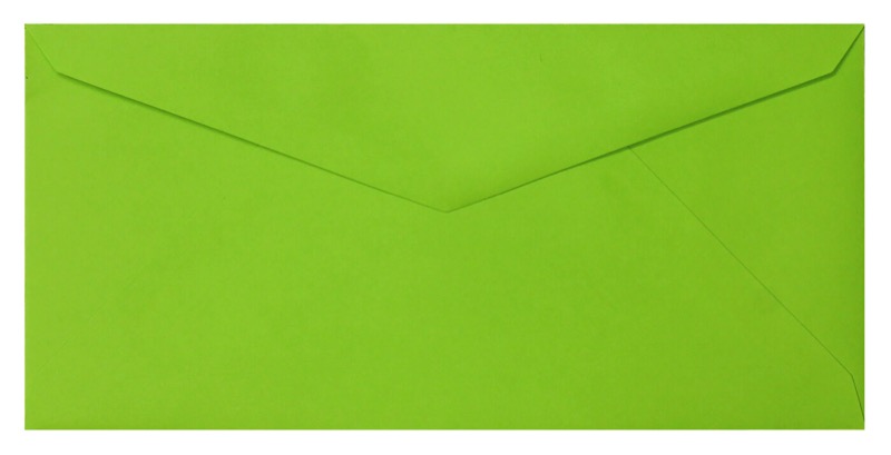 Enveloppes Vert (Vert clair) 110 x 225 mm