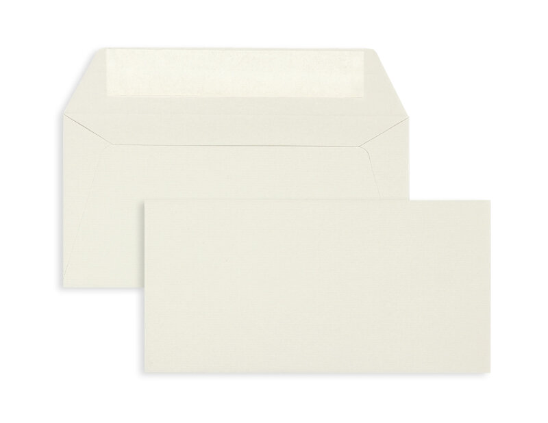 enveloppes colorées gris 115 x 229 mm (din c6/5) | 100 g/m² côtelé | sans fenêtre | fermeture adhésive | rabat droit | 100 pièces