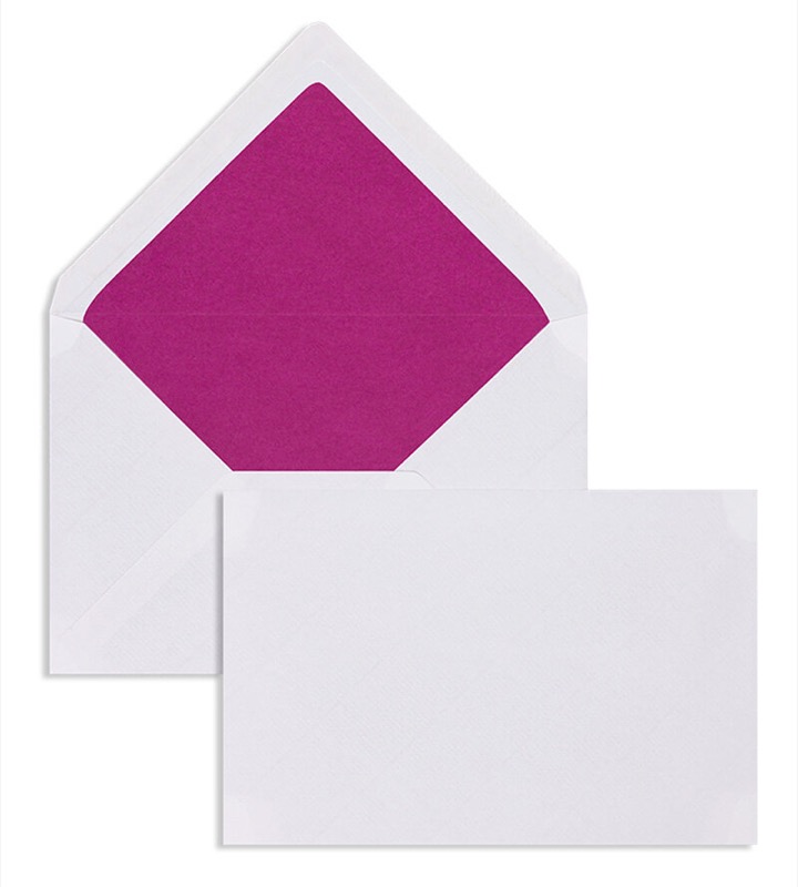 enveloppes blanc (blanc naturel) 120 x 180 mm | 100 g/m² côtelé | sans fenêtre | fermeture gommée | rabat pointu | 100 pièces